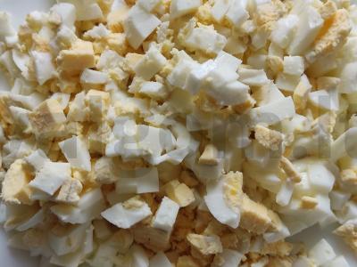 Žaliasis šaltibarščiai su pomidorų tyrė Žingsnis 4