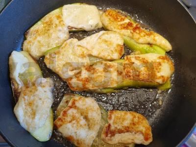 Cukinijos su halumi sūriu Žingsnis 5