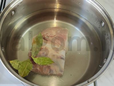 Šči su jauna kopūstė Žingsnis 1