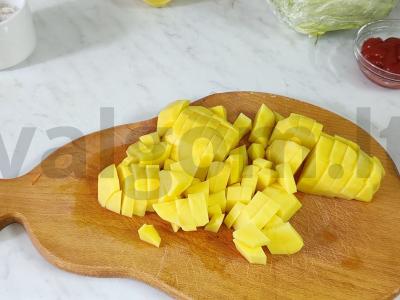 Šči su jauna kopūstė Žingsnis 2