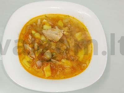 Šči su jauna kopūstė pagrindine nuotrauka