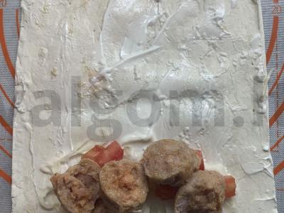 Danaras su kopūstais lavaše Žingsnis 7