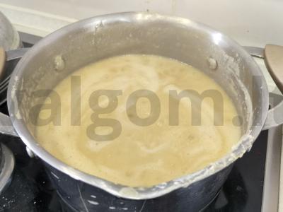 Žirnių košė su sviestu kaip garnyras Žingsnis 3