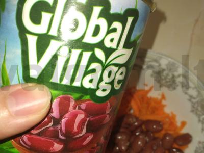 Pupelių salotas su morkomis ir riešutais Žingsnis 2