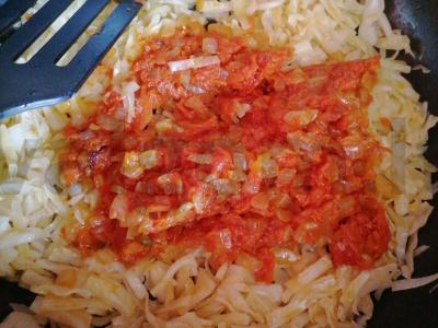 Šči su kepta kopūstu Žingsnis 7