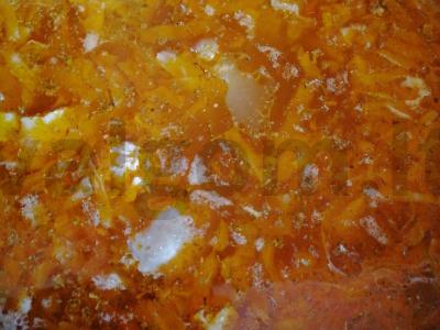 Šči su kepta kopūstu pagrindine nuotrauka