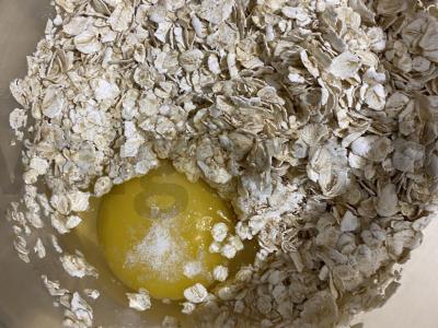 Tobulas avižų blynas su sūriu Žingsnis 1