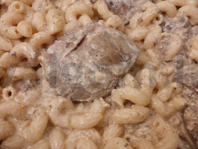 Kalakutienos kepenėlės grietinėlės padaže su makaronų garnyru Žingsnis 4