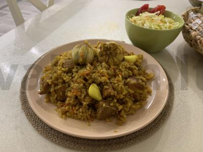 Kumpio plovas su aštriu pipiru pagrindine nuotrauka