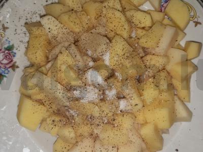 Marinuota kalakutienos blauzda, kepta su bulvėmis Žingsnis 2