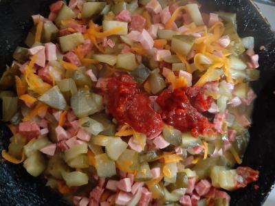 Klasikinė mišri solyanka su dešra ir vištiena Žingsnis 6