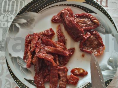 Kumpiai su džiovintais pomidorais ir ryžiais Žingsnis 2