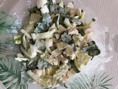 Salotas „Lengvas“ su žolelėmis pagrindine nuotrauka