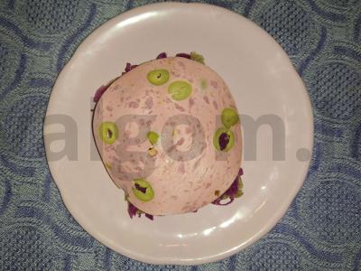 Kiselių kopūstų ir mortadelos sumuštinis Žingsnis 3