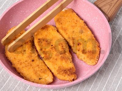 Kalakutienos filė nuggetai kukurūzų aliejuje Žingsnis 2