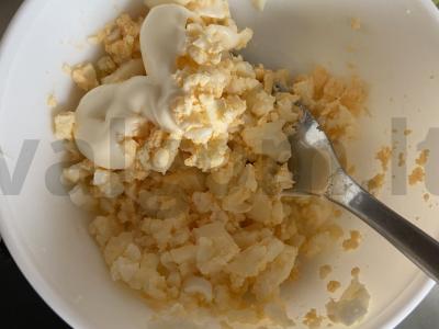 Sumuštinis su kalakutiena ir kiaušiniu Žingsnis 2