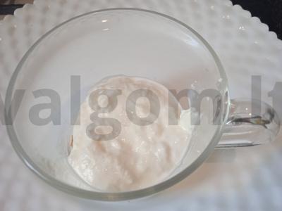 Patingi avižiniai dribsniai su graikišku jogurtu ir mėlynėmis Žingsnis 2