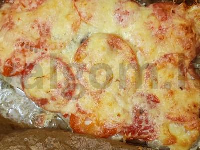 Pangasius su sūriu pagrindine nuotrauka