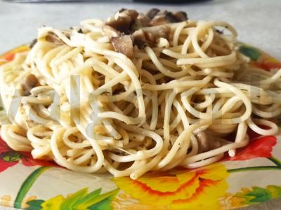 Nudelių su grybais ir sūriu Žingsnis 7