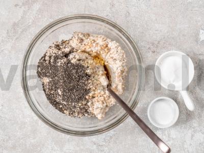 Žalias grikių duona be mielių Žingsnis 1