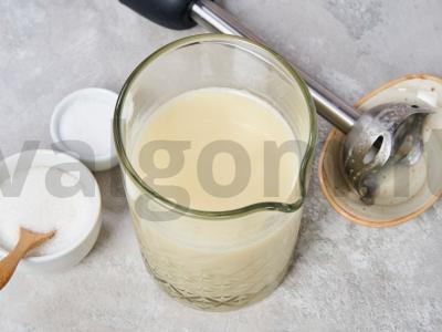 Vegetariškas majonezas su sojų pienu Žingsnis 2