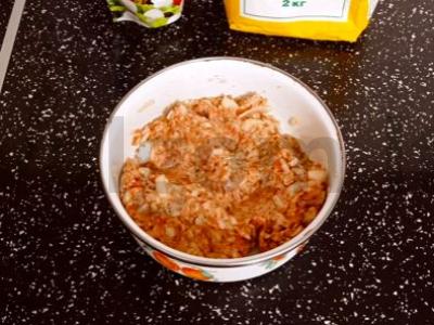 Mėsos kotletai su mocarela Žingsnis 1