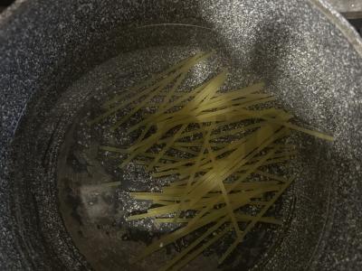 Spagečiai su sūriu Žingsnis 2