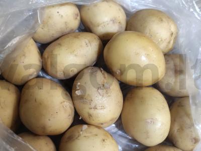 Jauna bulvė su sūriu ir česnaku „Įmonės siela“ Žingsnis 1