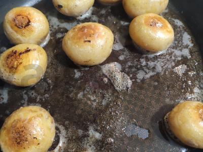 Jauna bulvė su sūriu ir česnaku „Įmonės siela“ Žingsnis 4