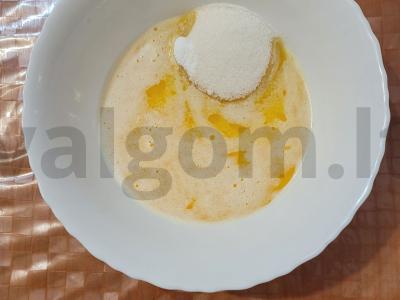 Tortas „Skruzdėlynė“ iš skaičių Žingsnis 1