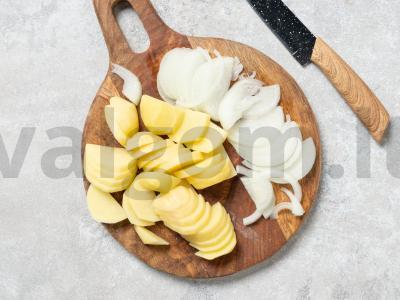 Pilki šaltibarščiai Žingsnis 1