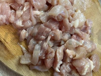 Namų stiliaus makaronai su vištienos krūtinėle ir prieskoniais Žingsnis 4