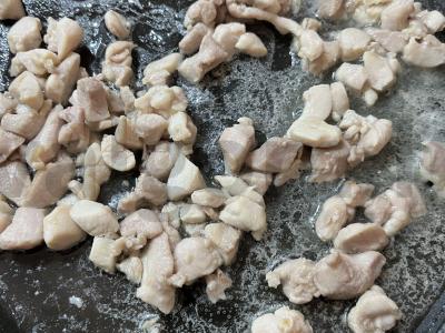 Namų stiliaus makaronai su vištienos krūtinėle ir prieskoniais Žingsnis 6