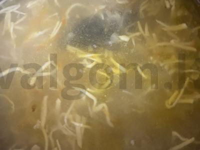 Sriuba „Namų makaronai“ Žingsnis 8