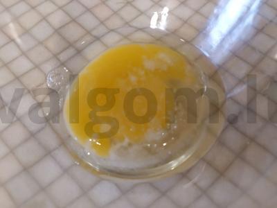 Žaliosios grikių miltų blynai Žingsnis 1