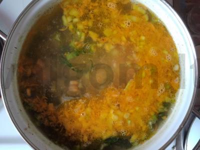 Namų sriuba su virtomis kukurūzais Žingsnis 8