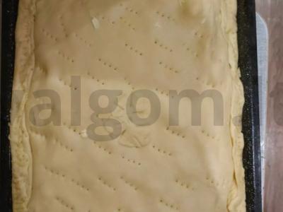 Vištienos pyragas ant trupininio tešlos Žingsnis 5