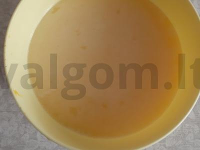 Blynai ant pieno išrūgų Žingsnis 1