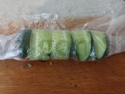 Agurkų ir varškės ritinėlis Žingsnis 5