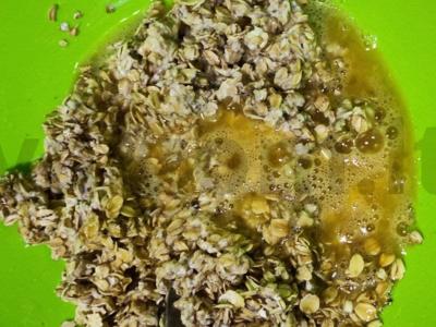 Avižiniai blynai su bananais, gervuogėmis ir sezamu Žingsnis 1