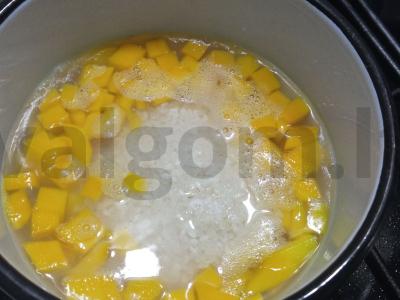 Ryžių košė su moliūgu Žingsnis 2