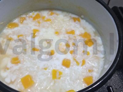 Ryžių košė su moliūgu Žingsnis 3