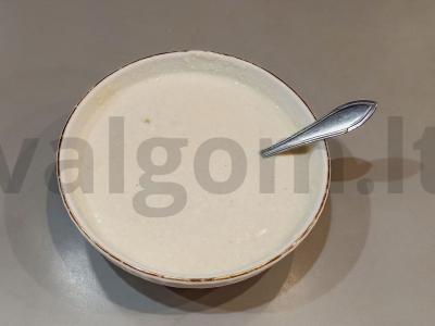 Varškės apkepas su manų kruopomis ir uogiene Žingsnis 5