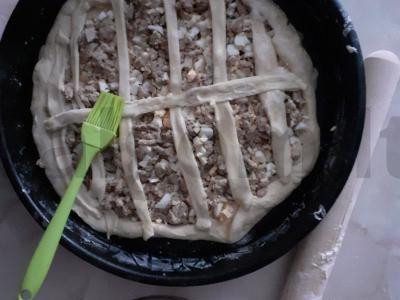 Mėsos pyragas Žingsnis 7