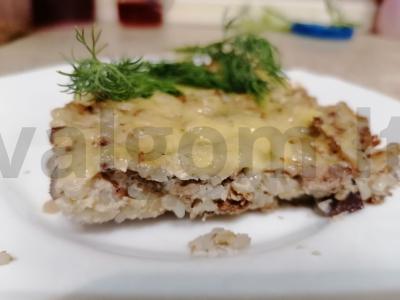 Grikių apkepas su vištienos kepenėlėmis vakarienei pagrindine nuotrauka