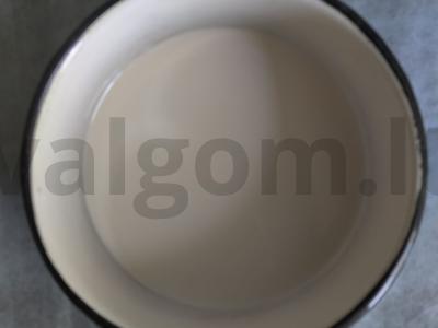 Polenta su ožkų sūriu Žingsnis 1