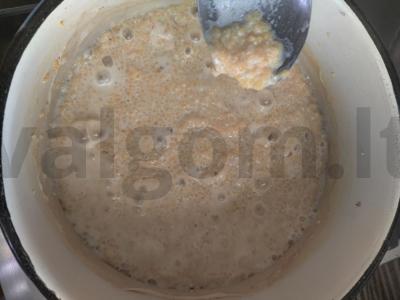 Polenta su ožkų sūriu Žingsnis 3