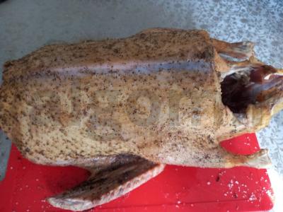 Antis su obuoliais ir apelsinais orkaitėje Žingsnis 1