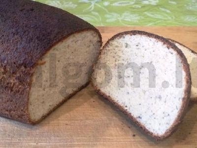 Beigluteninis duona pagrindine nuotrauka