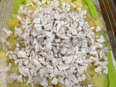 Olivje su vištienos krūtinėle Žingsnis 2